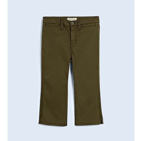 Madewell 90's Capri Garment Dyed Satin Pants US Women's 27 New - Picture 1 of 7